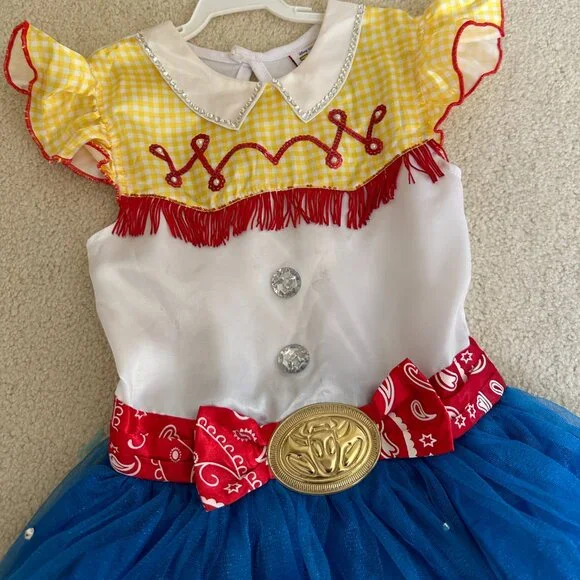 Toy Story Jessie Costume Dress – Girls Size 7~8 Years – Disney Halloween Outfit - Picture 2 of 4